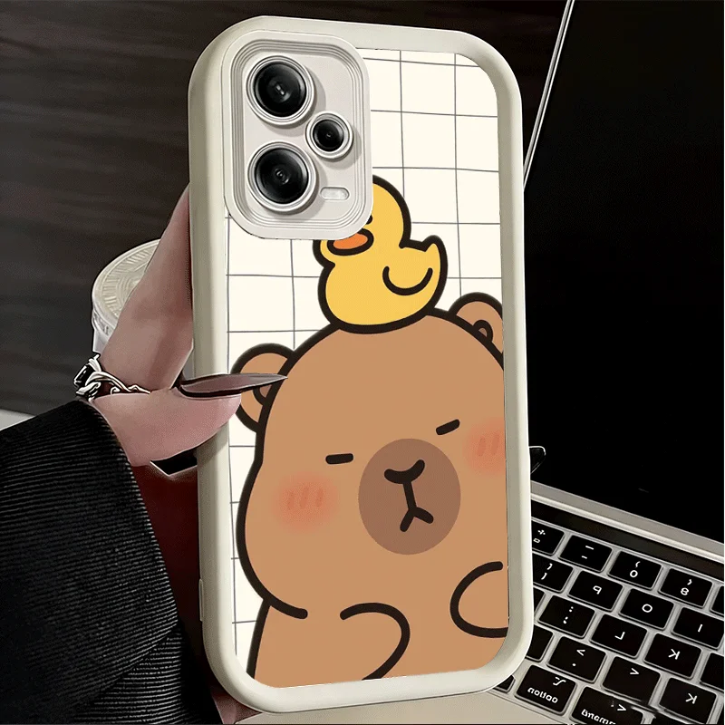 Capybara Cartoon Cute Soft Phone Case Shell