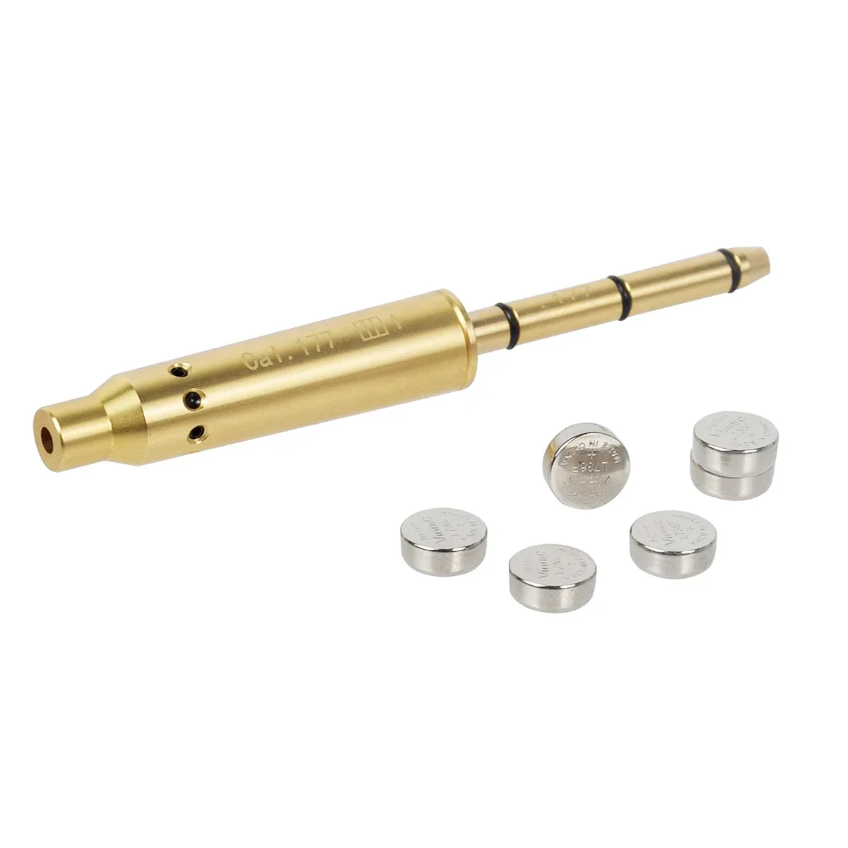 Tactical Red Bore Laser Sight Boresighter .177 .22LR 12GA .38spl 20GA .308 9MM .45ACP Rifle Hunting Caliber Glock 17 19 1911 laser sight red dot laser sight laser bore sight