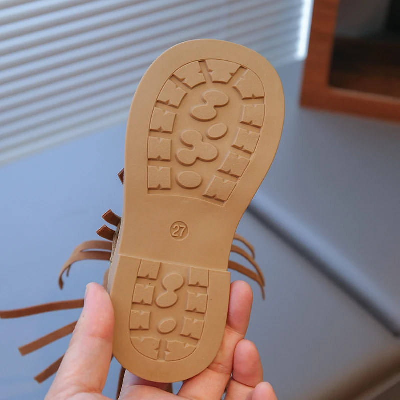 Girls Summer Non Slip High Top Roman Sandals