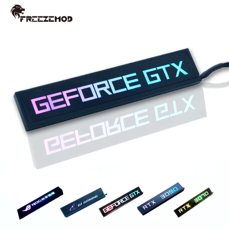 Zemod-placa Gráfica de Painel Lateral Rgb Rtx 4080 4090 3080 3090 Rx6900 Gtx Rog Gpu Modificar 5v 3pin Argb Aura Sync pc Case Mod Diy - Imagem 5