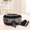 Adorable Plush Puck Toy with Cute Face and Legs Perfect Gift for Kids and Sports Fans Soft and Huggable 6