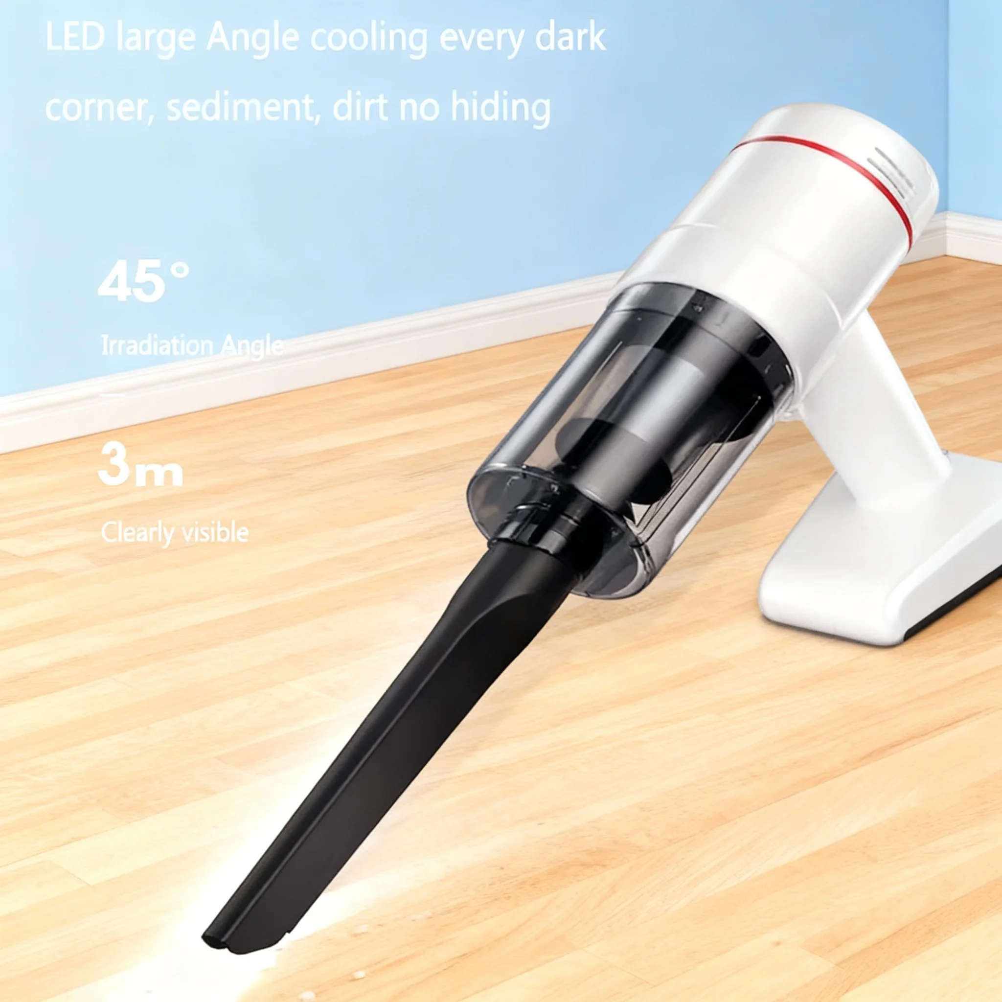 95000Pa Wireless Handheld Vacuum Cleaner Car Use Large Suction and Cordless Portable Cleaning Robot Home Vacuum Cleaner 4