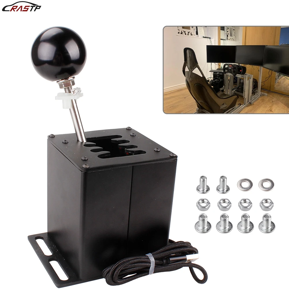 Pc Usb Racing Game Simulator Hand Gear Shifter Simulazione Trasmissione Compatibile Con Logitech G27G29 Thrustmaster T300Rs/Gt
