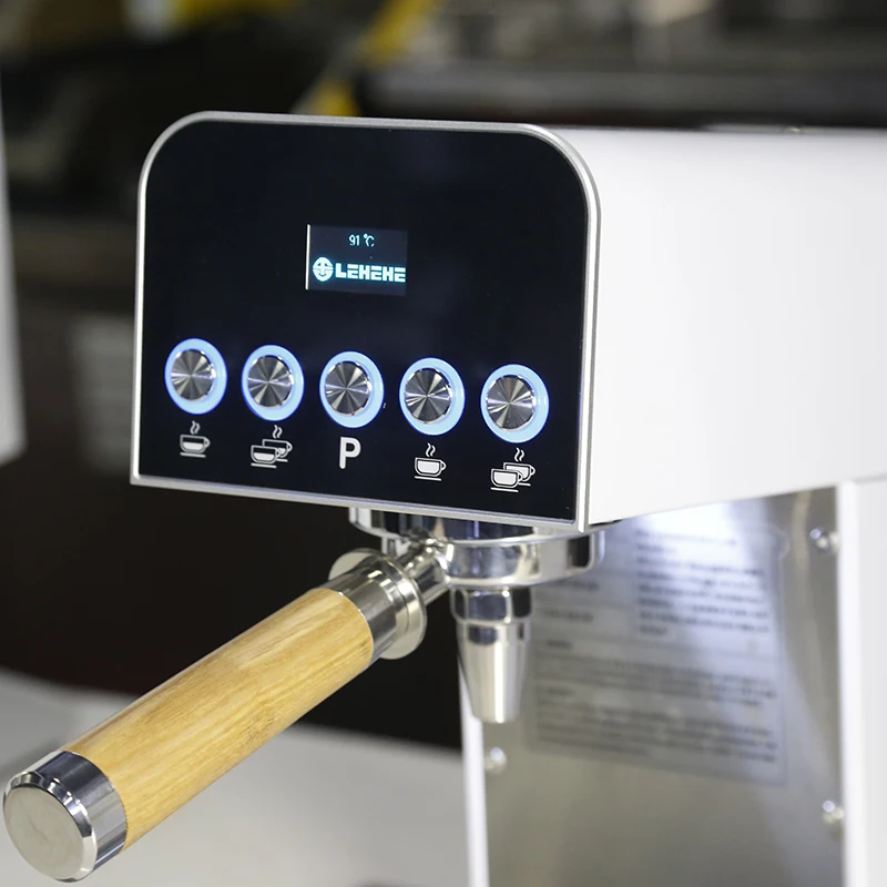 Smart Programmable Electric Semi-Automatic Coffee Tea Maker Machine with Stainless Steel 3