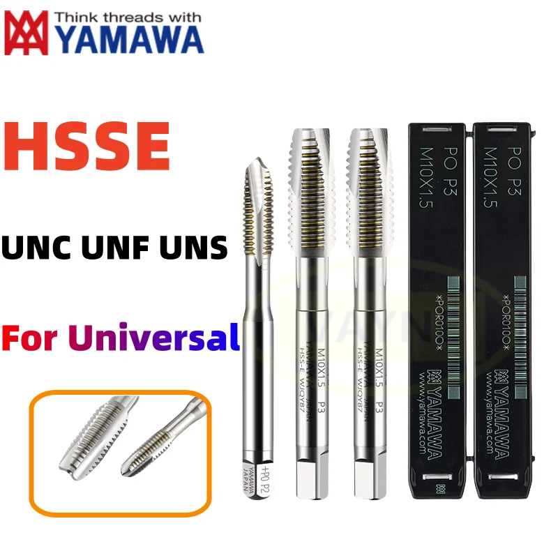 YAMAWA HSSE Universal American Spiral Pointed Tap UNC UNF UNS0-90