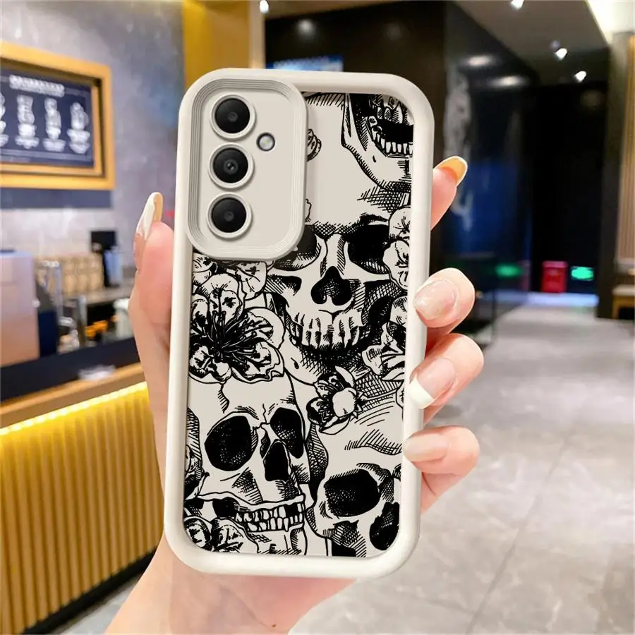 Trendy Skull Pattern Phone Cover Case