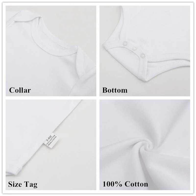 I'm the Best Thing 2025 Newborn Baby Clothes White Cotton Summer Bodysuits for Infants Short Sleeve Boys Girls Romper 6