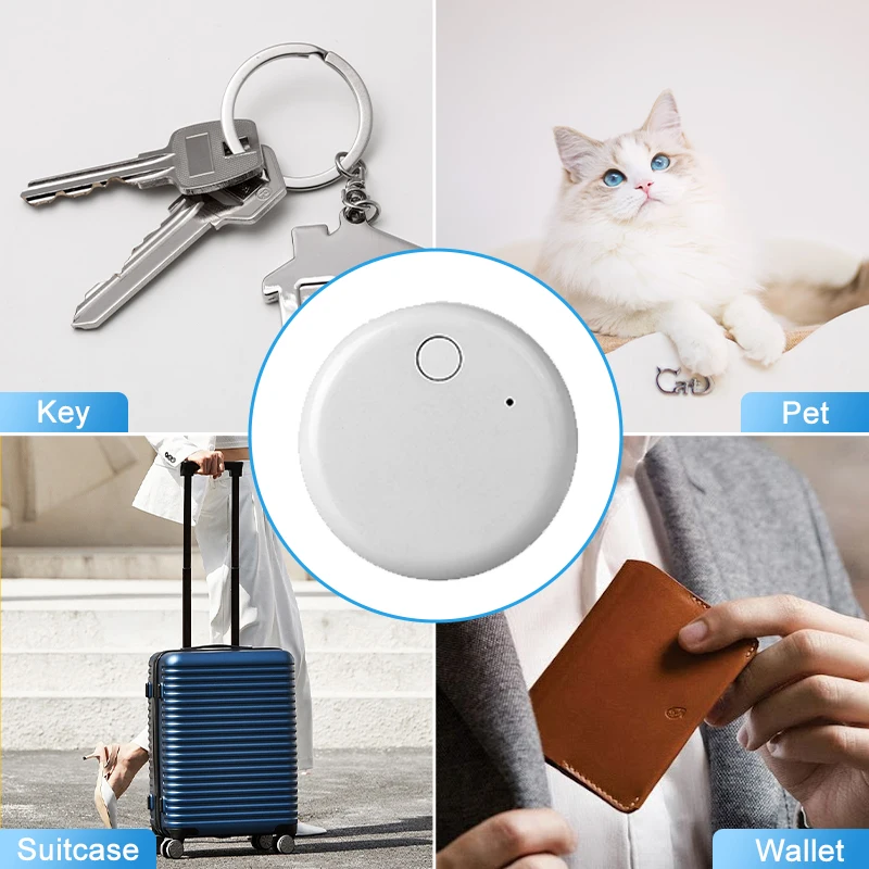 Smart Global Locator Mini GPS Tracker For Apple Find Pets Kids Key Wallet Car Luggage Anti-lost Finder Locator Alarm For IOS