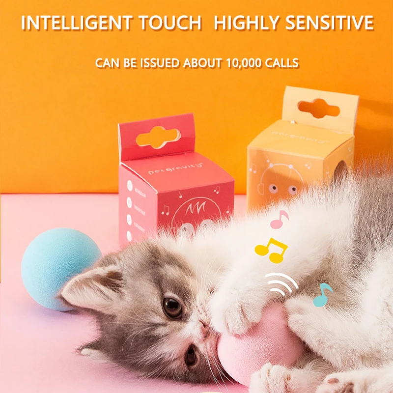 Brinquedo de bola squeaky para gatos, Automático, Inteligente, Animais,  Som, Interativo, Gravidade, Catnip, Gatinho, Gatinho, Jogos de gatinho,  Simulação - AliExpress