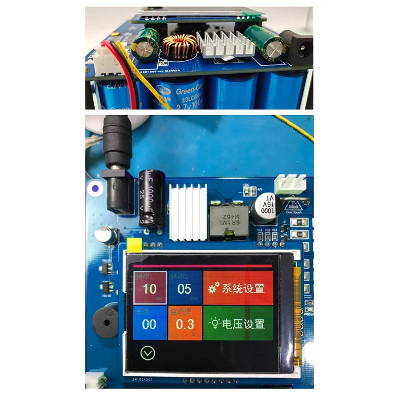1600F Spot Welder DIY Capacitor Pulse Spot Welding Machine 18650 Battery Pack Welding Controller Welding Tools New 2