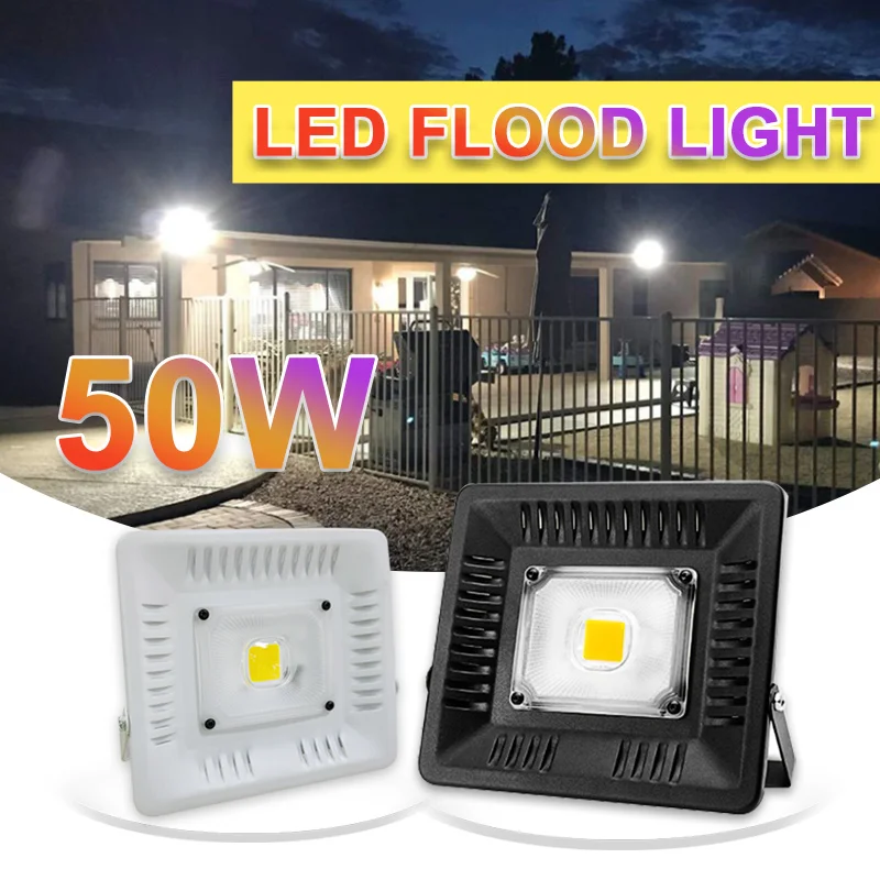Led Flood Light 50w Ac 110v 220v 230v Waterproof Ip65 Led Light For