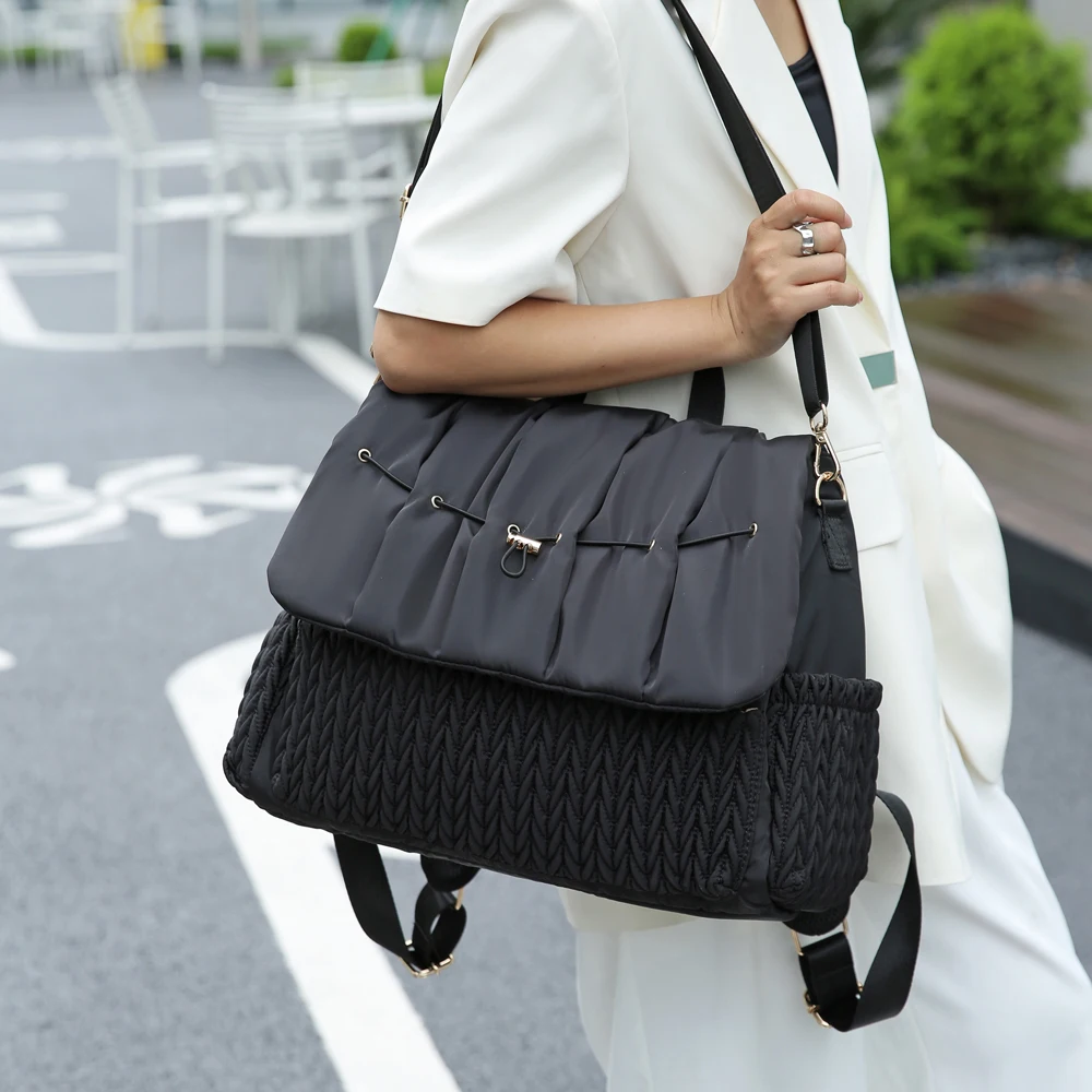 Baby Diaper Bag Pregnant Women's Hospital Newborn Nurse Bag Waterproof Suitable for Mothers and Babies Travel Stroller