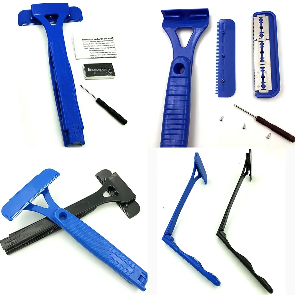 Razor Men Back Shaver Male Machine Hair Shaver Safety Long Handle Foldable Trimmer Body Leg Handle Removal Shaving Razor Tool 5