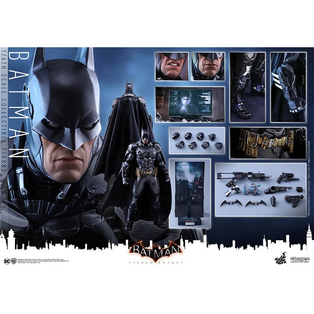 Hottoys figura de Batman 1/6 Vgm26, modelo de acción de Batman: Arkham  Knight, juguetes originales coleccionables| | - AliExpress