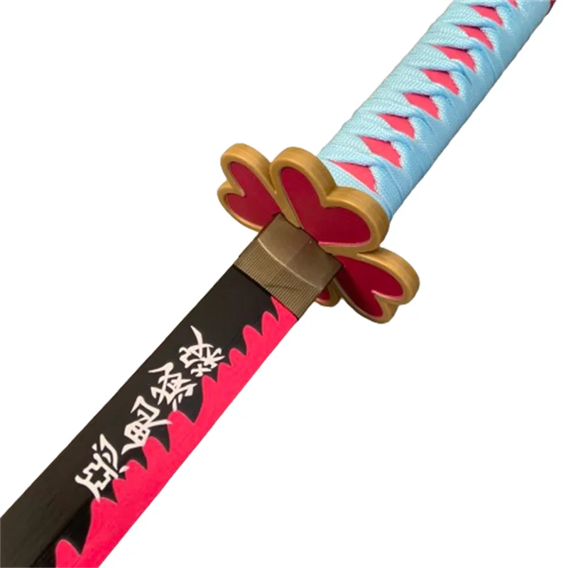 Neuestes Cosplay Iguro Obanai Anime Bambus 24-Zoll Katana Schwert Rollenspiel 60cm Modell – Detail 19