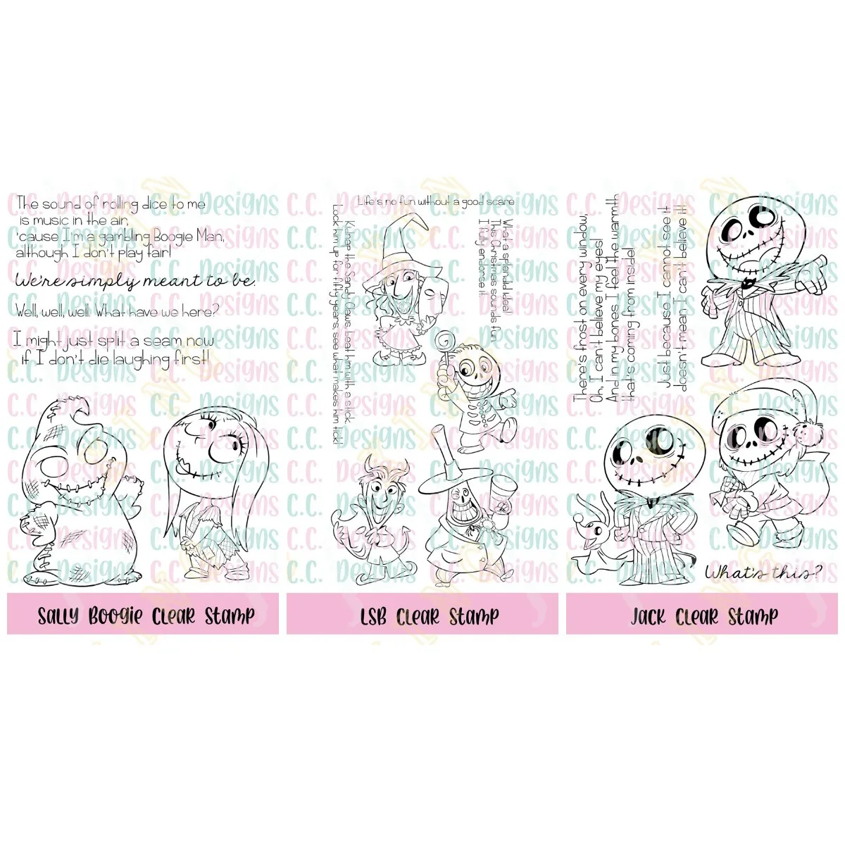 

Sally Boogie Jack LSB New Metal Cutting Dies And Clear Stamps Template DIY Scrapbook Album Paper Card Decoration Embossing Craft