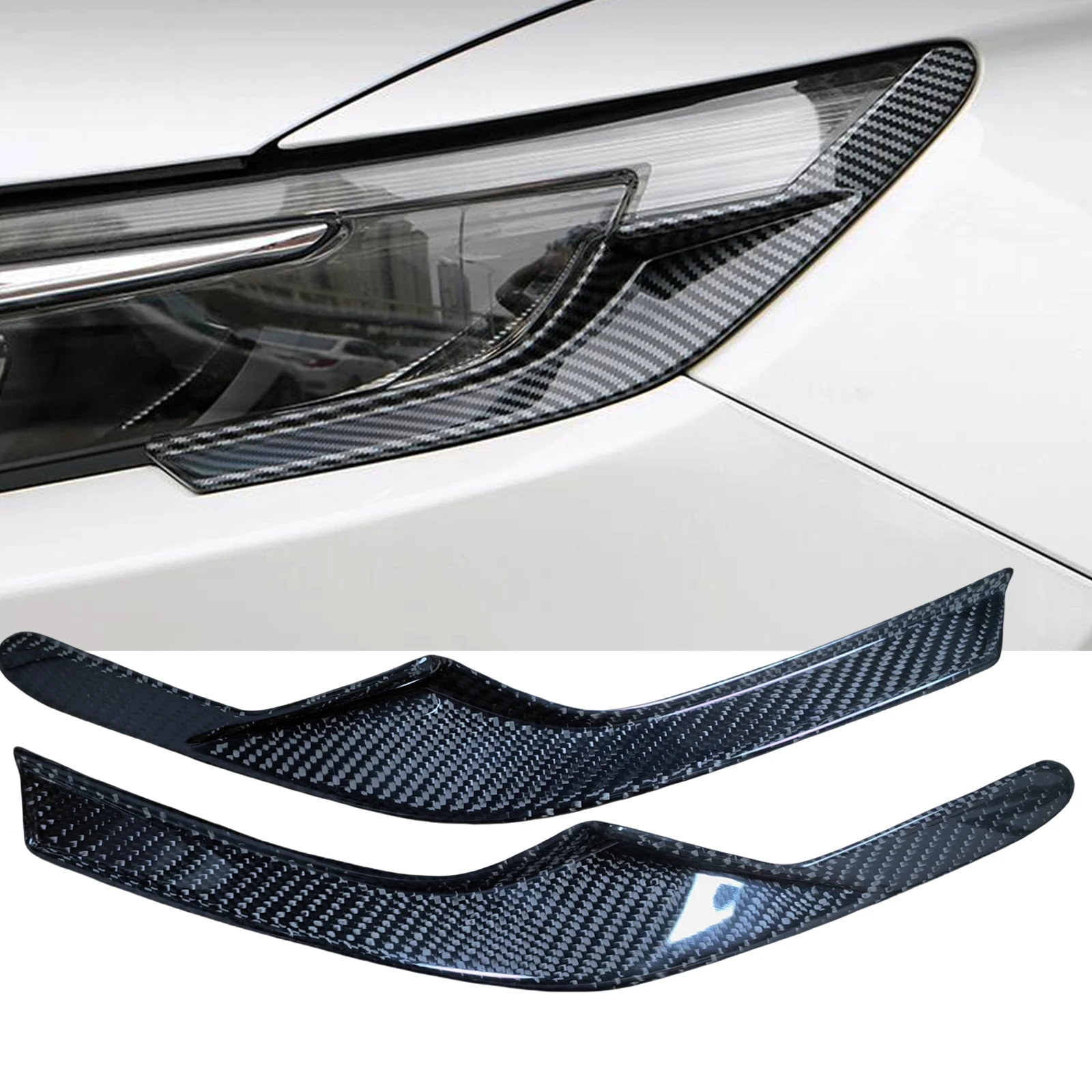 

Для Honda CR-V CRV 2023-2024 передняя фара из углеродного волокна