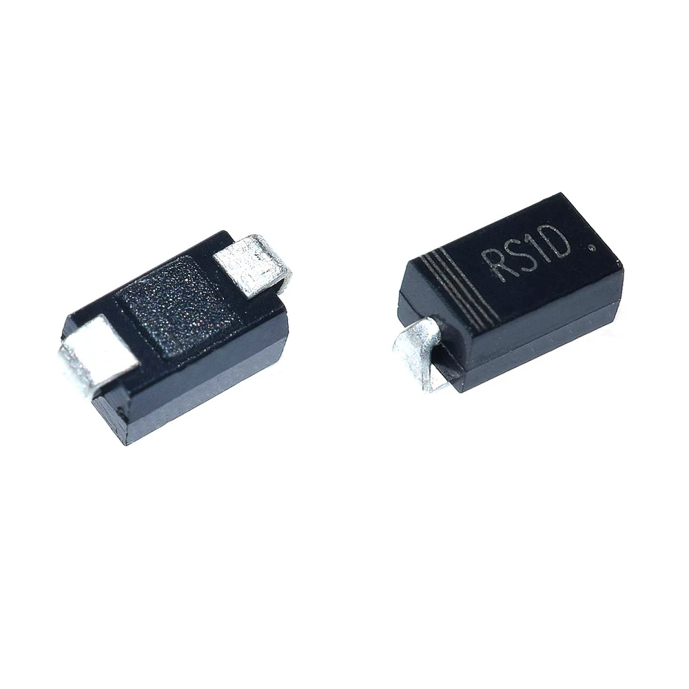 Confezione da 100 pezzi) Chanzon Diodo SMD raddrizzatore a recupero super veloce ES1J 1A 600V 35ns SMA (DO-214AC) 1 Amp 600 Volt diodi elettronici
