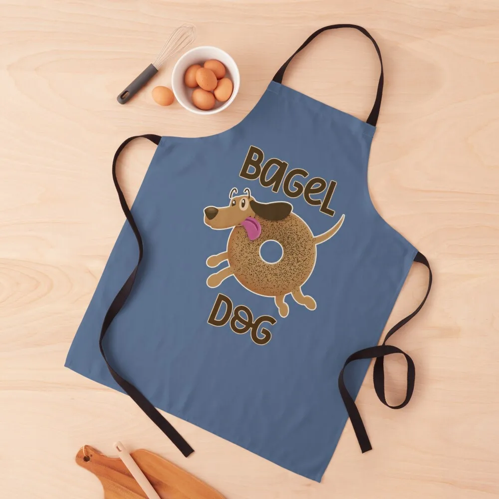 

Bagel Dog Apron kitchen girl professional hairdresser Apron