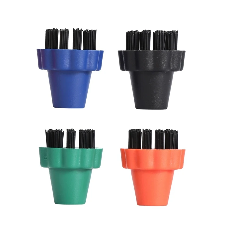 4PCS Round Steam Cleaner Brushes Replacement For Karcher SV7/SV1802/SV1902/2.860-231.0 Steam Cleaner Parts