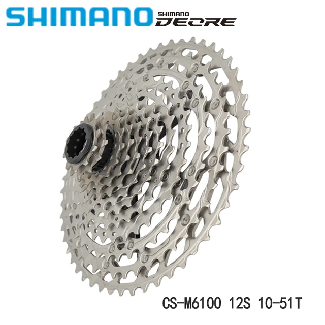 Cassette Shimano Deore M6100 12v 10 51  Cassette Shimano Slx M7100 12v 10  51 - Bicycle Freewheel - Aliexpress