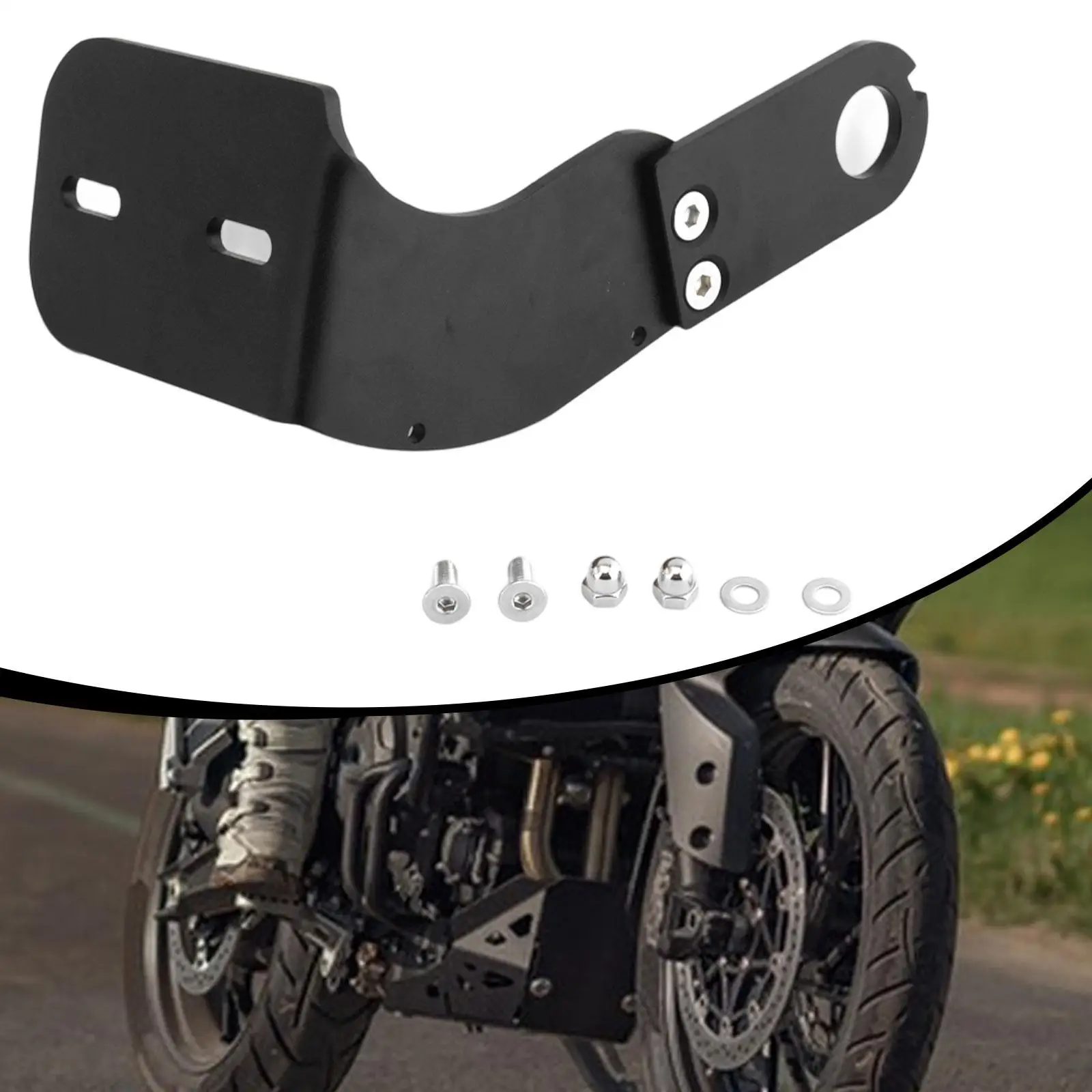 Motorcycle License Plate Bracket RustproofMounting Screws Tag Holder for Harley Sportster 2004-2025 Softail 2004-201