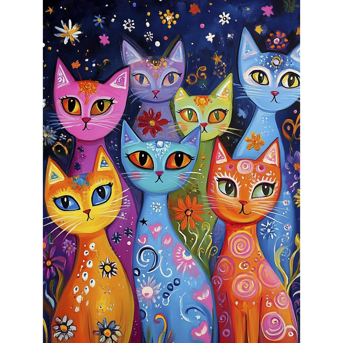 1 Set 30x40cm-11,8x15,7-Zoll 11CT/14CT bedruckter Stoff Kreuzstich DIY-Set, große Größe, Geschenkset