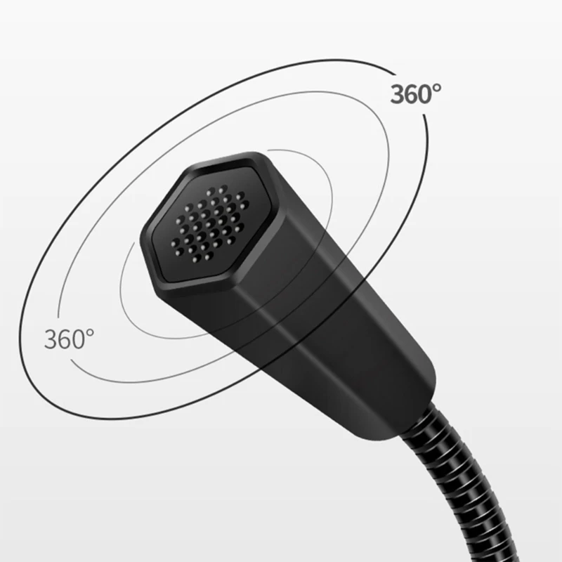 USB 와이어 조정 가능한 마이크 구즈넥 마이크 회의 콘덴서 마이크 PC 컴퓨터 라이브 스트리밍 H7EC