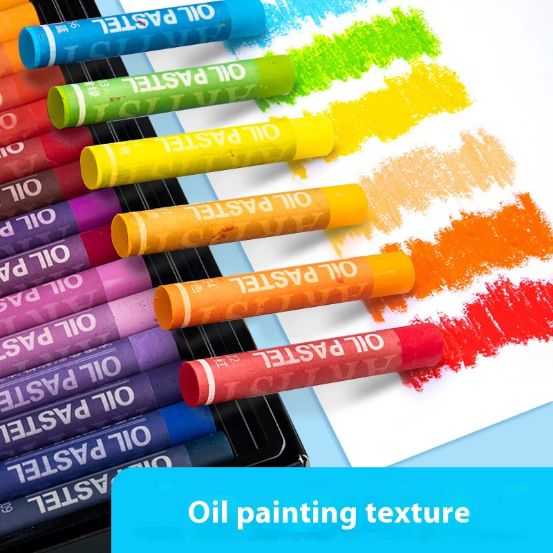 Soft Oil Pastels oil pastels 12/25/38/50 Pcs Professional Crayon Graffiti Painting Stick Beginners Artists Student Drawing Supplies Set