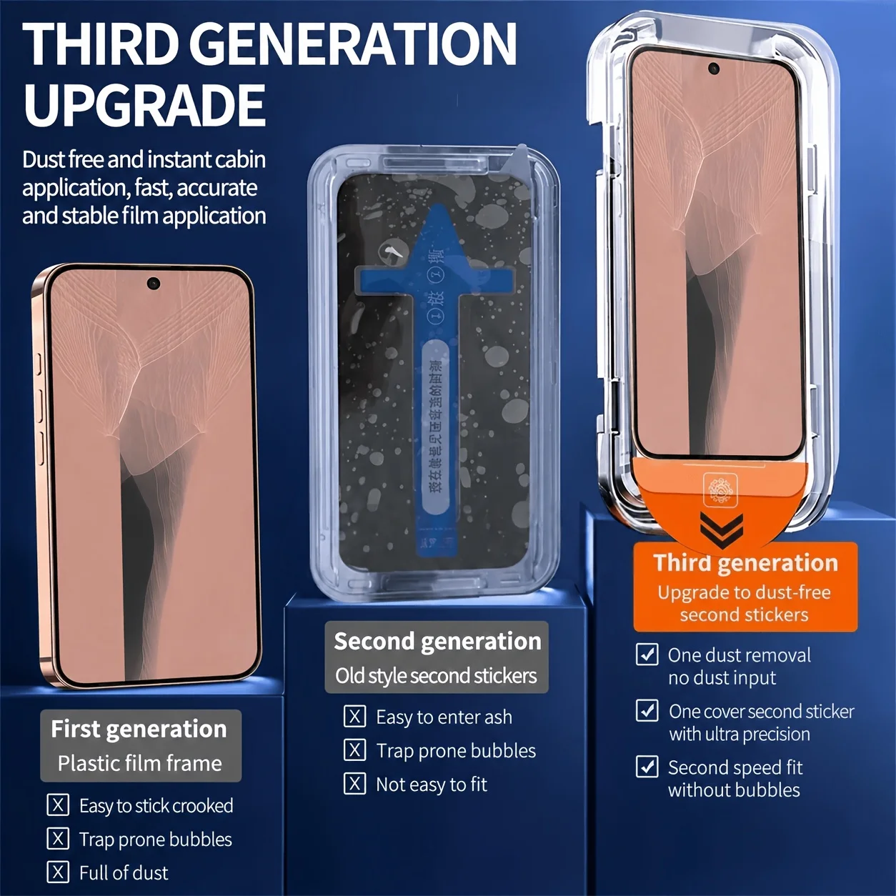 2-Pack Tempered Glass Screen Protector with Fingerprint Unlock
