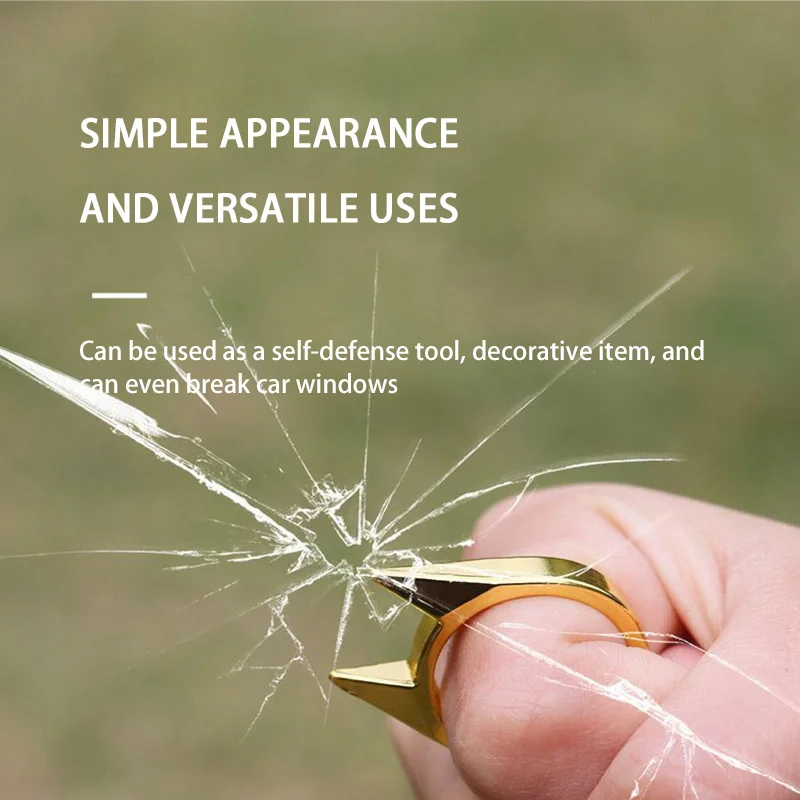 Metal Cat Ear Self-Defense Ring 6