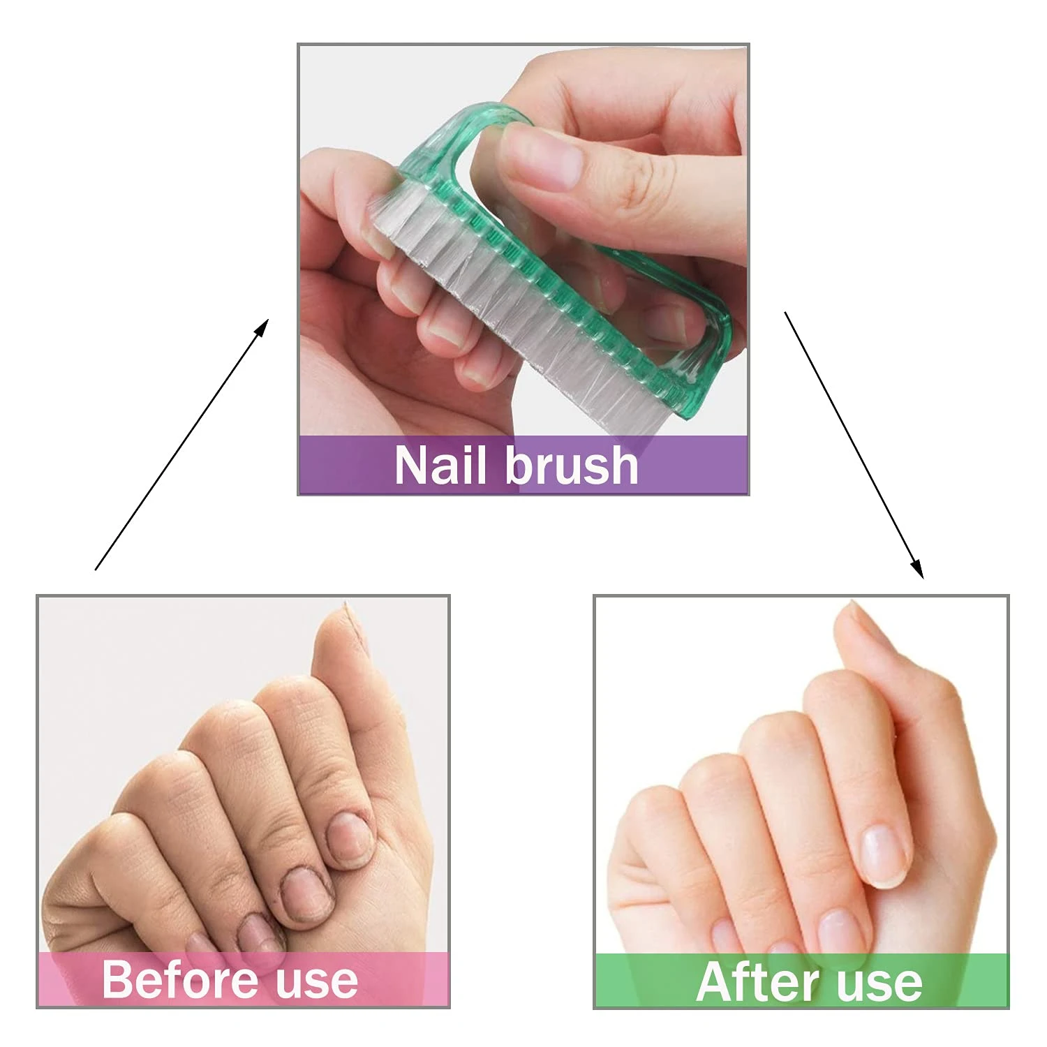 Luxurious, premium unisex nail care kit for spotless, radiant hands and feet. High-quality pedicure scrubbing tools with durable
