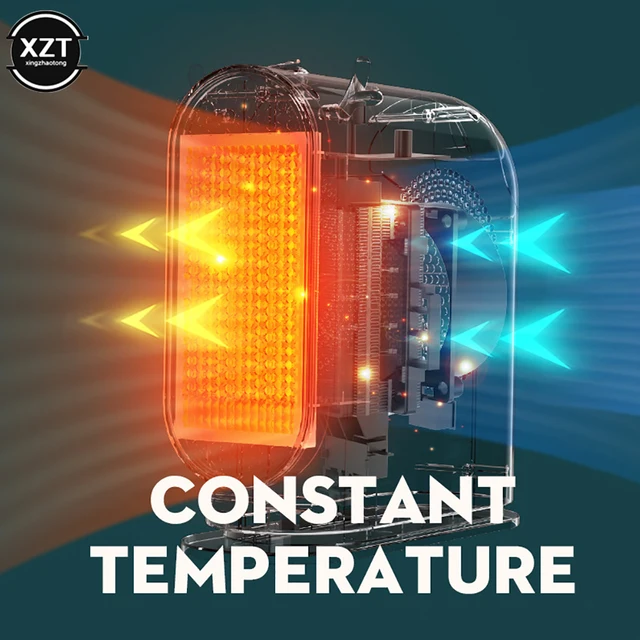 500W -Os Asztali Elektromos Fűtés Háztartás Intelligens Termosztát Ventilátor Téli Meleg Fűtőberendezés Aircirkózás Fűtőszerszámok - Image 4