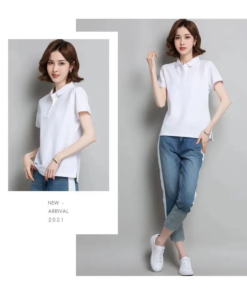 Summer MAGCOMSEN Womens Golf Tennis Shirts Lightweight Short Sleeve Summer Polo T-shirts UPF 50+Polo Collared Shirts Athlet