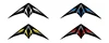 250cm Professional Stunt kite Falcon kites flying Ballet Formation Kite factory Freilein kite dual line for adults Power kite 2
