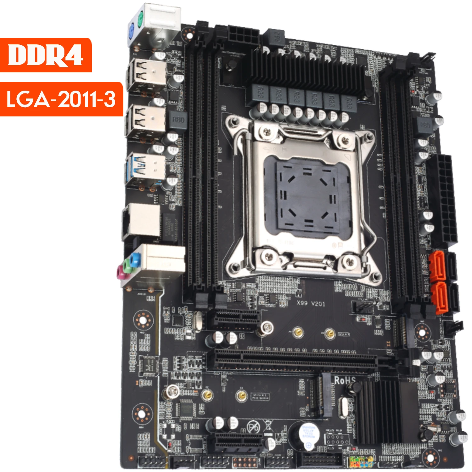 Atermiter X99 Motherboard Lga2011-3 Usb3.0 Nvme M.2 Ssd Support Ddr4 Reg Ecc Memory And Xeon E5 V3 V4 Processor - Motherboards - AliExpress