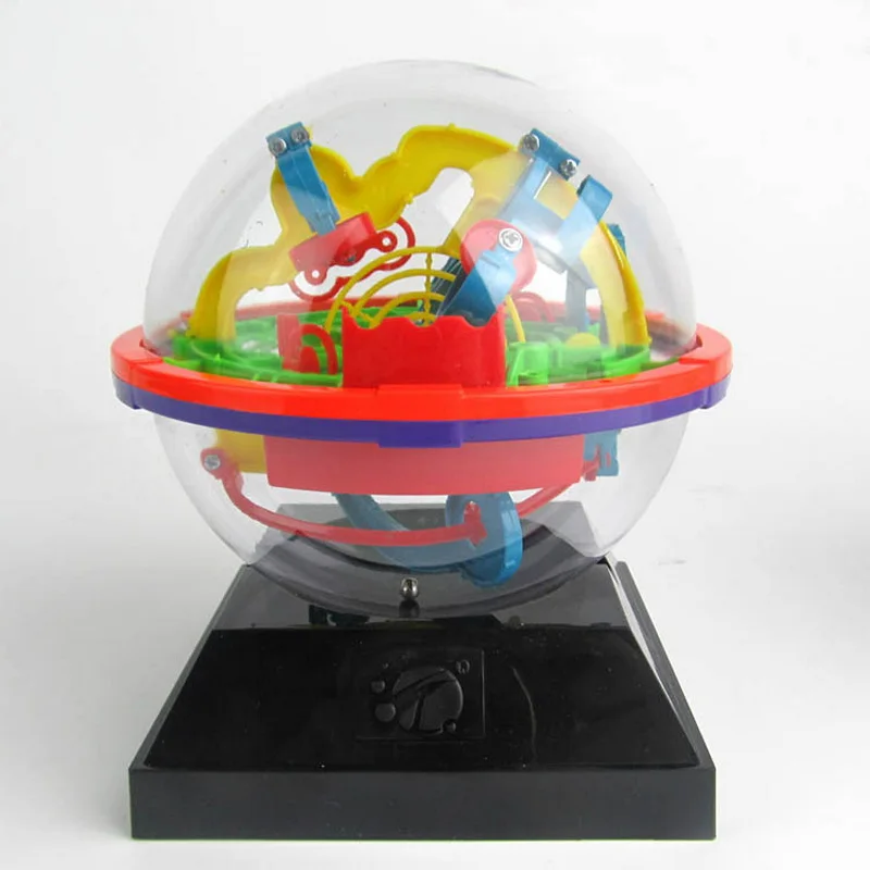 Maze Ball With Base 3d Space Puzzle Ball Educational Maze Cube Intellect Trainer Game