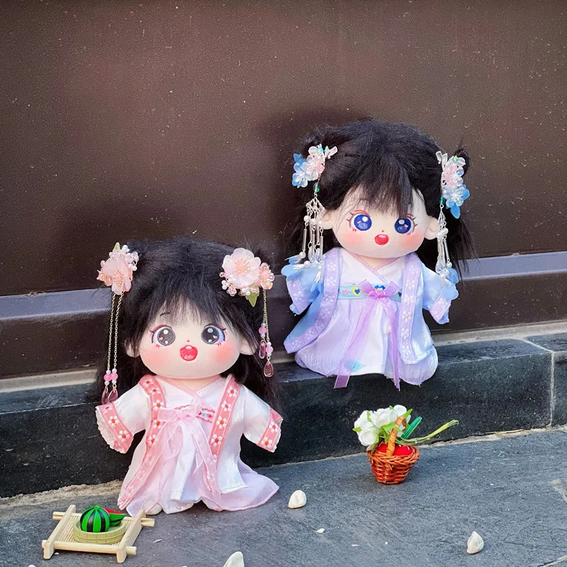 

Doll Clothes for 20cm Idol Dolls Accessories Plush Doll's Clothing Chinese Traditional Clothes Stuffed Toy Dolls Outfit Handmade