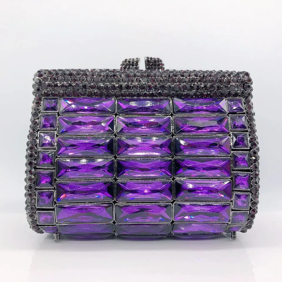 Sop] Damesmode Elegante Zijden Riem Boor Clutch Avond Prom Handtas Portemonnee kopen vanaf een prijs van 3.04