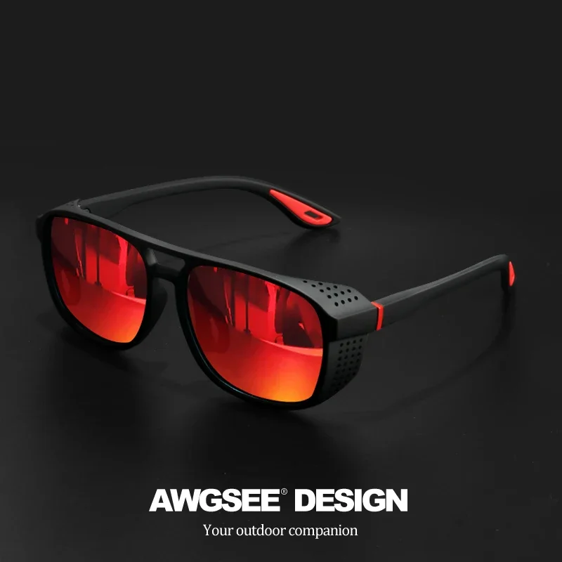 Polarized Sports Sunglasses - Trendy UV400 Windproof Anti-Glare Unisex Outdoor Eyewear