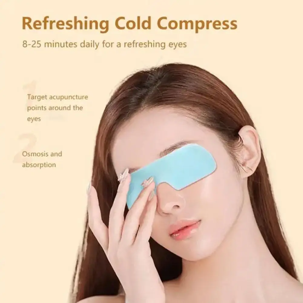 2024 New Light Blocking Breathable Sleep Mask Summer Lunch Break To Relieve Eye Fatigue Lutein Herbal Eye Patch 5