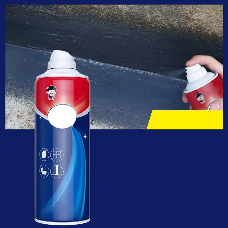 650ML Waterproof Leak Stopping Spray For Leakage And Cracking Weather Resistance Sealant Spray Black Grey White Transparent waterproof sealant sealant paste