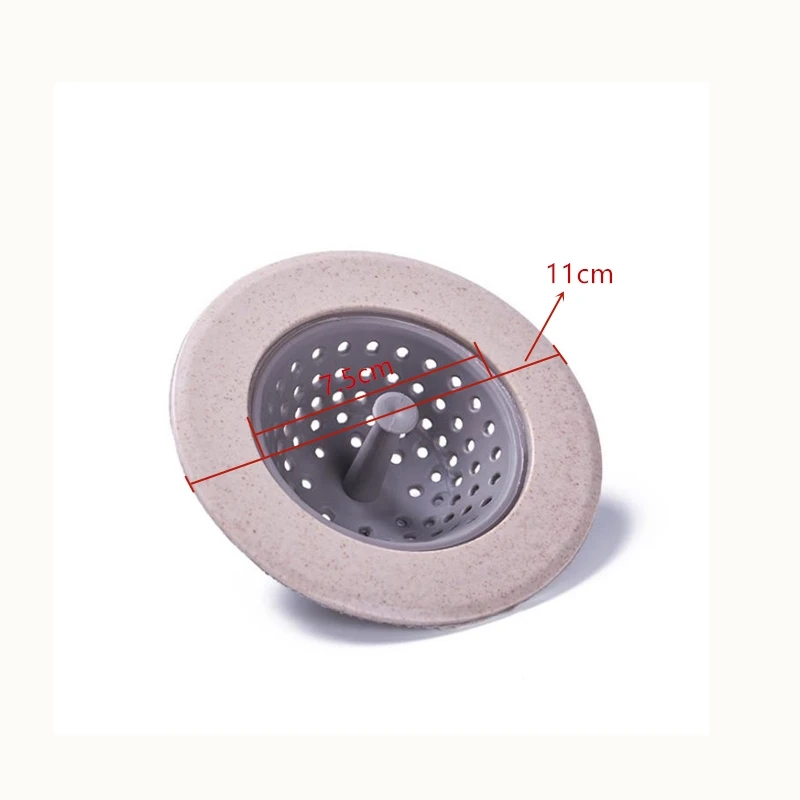 Round Floor Drain Cover Plug water filter Hair Catcher Strainer cork for kitchen silicone sink Bathroom Anti-blocking Practical kitchen sink filter drain filter floor drain filter shower drain cover drain stopper basin drain stopper bathroom sink plug silicone drain stopper shower drain washbasin drain plug