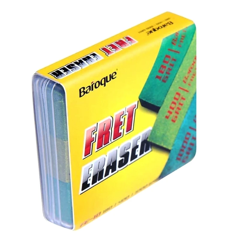 

Guitar Fret Polishing Erasers Cleaner Guitar Maintain Tool 180&400&1000Grit Dropship