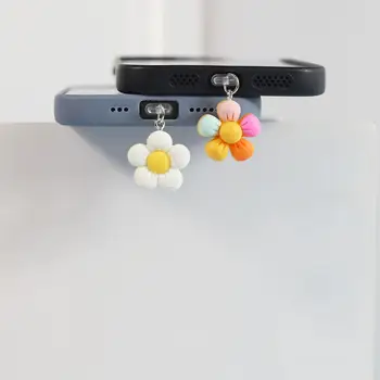 Accessori decorativi per custodie di telefoni, fiori, tappi antipolvere, bellissimi ciondoli