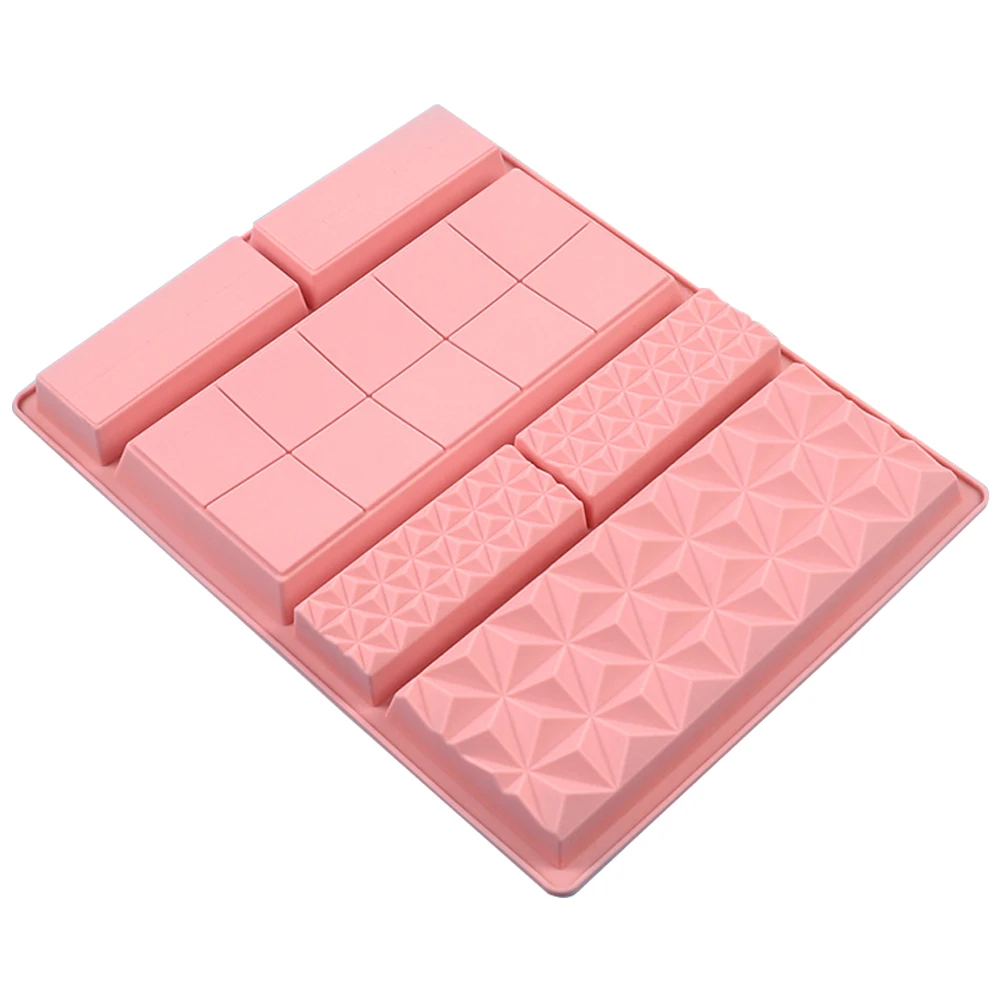 Silicone Dubai Chocolate Bar Mold for DIY Rectangular Chocolate Bars, Non-Stick Chocola... - SKU SCBM1819 - UGI Packaging