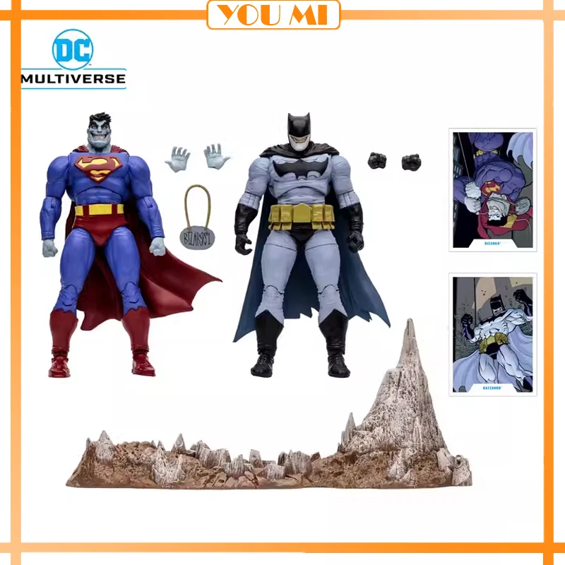 

Оригинальный набор Mcfarlane Bad Superman Bad Batman Bizarro & Batzarro, 2 шт., Аниме фигурки, экшн-фигурки 1/4