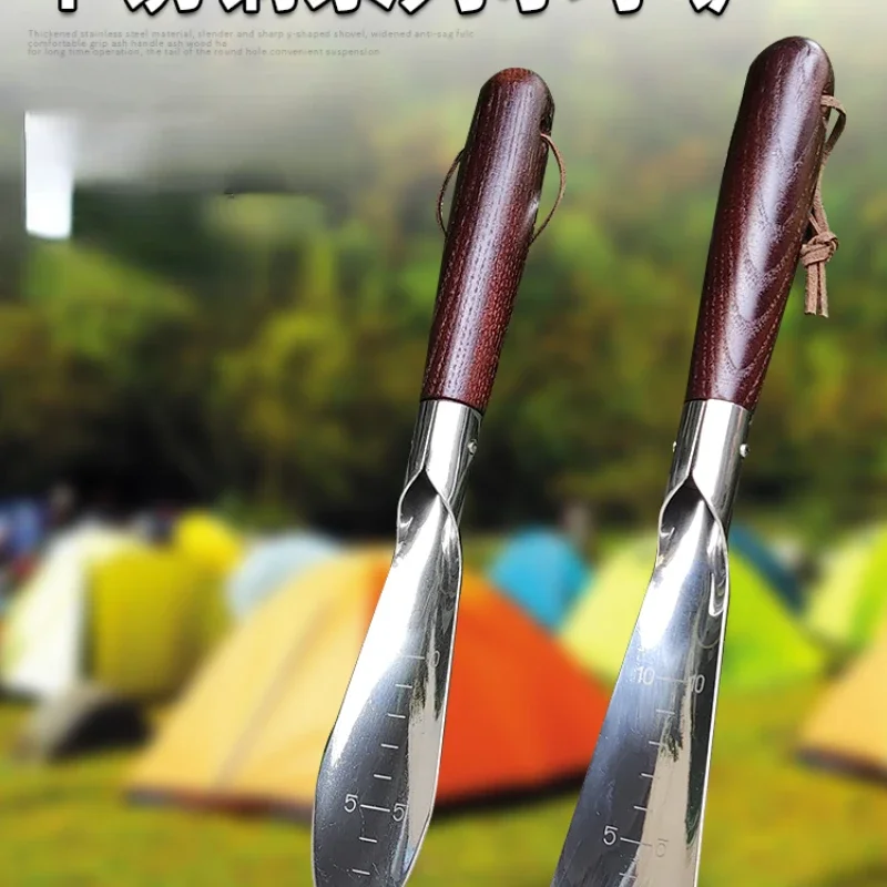 Stainless steel outdoor hand shovel digging shovel sea defense vehicle mounted fishing