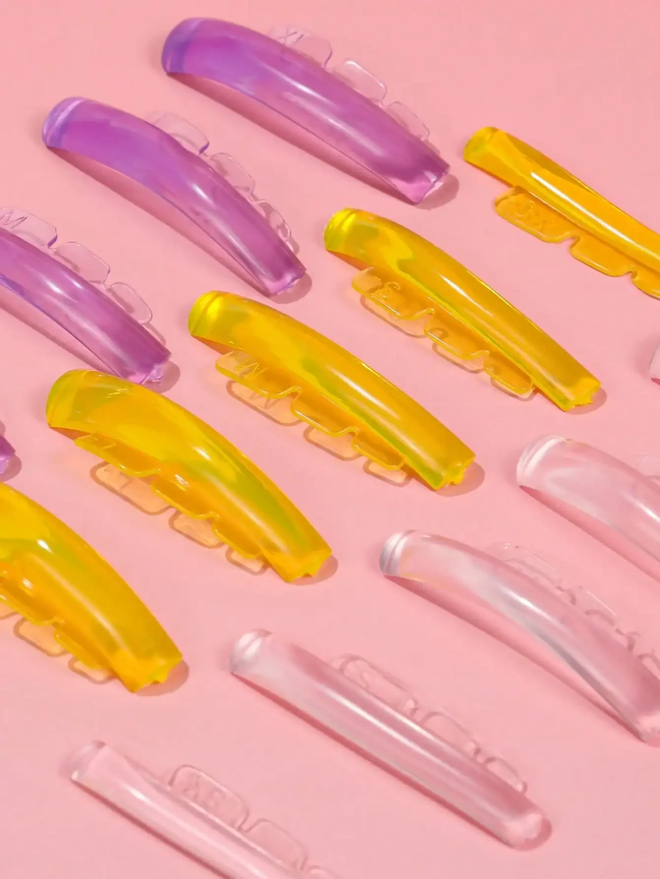 5쌍 속눈썹 리프팅 패드, 새로운 자가 접착식 초유연 속눈썹 리프팅 로드, 접착제 없는 재사용 가능 속눈썹 리프팅 쉴드, 속눈썹 리프팅