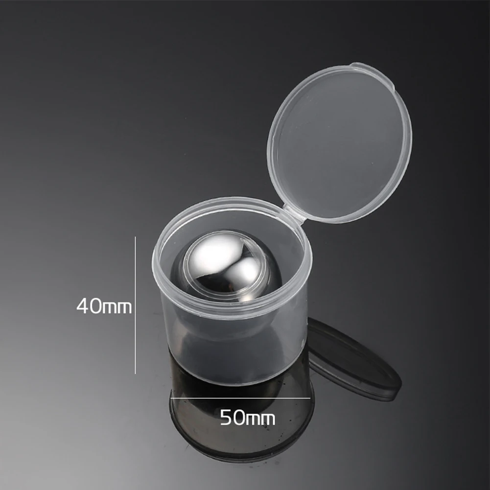 1pc 38MM Stainless Steel Ice Cubes Ice Balls Reusable Chilling Stones Whiskey Wine Kitchen Barware Stainless Steel Cubes ice cubes whiskey stones